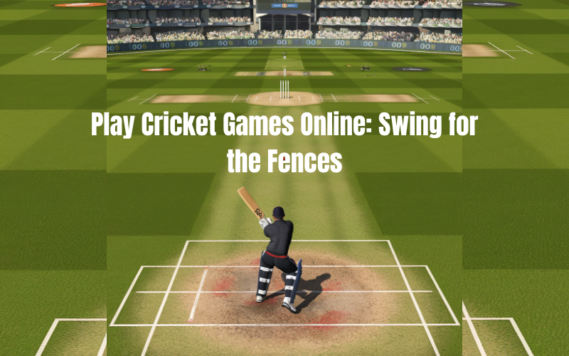 PLAY CRICKET GAMES